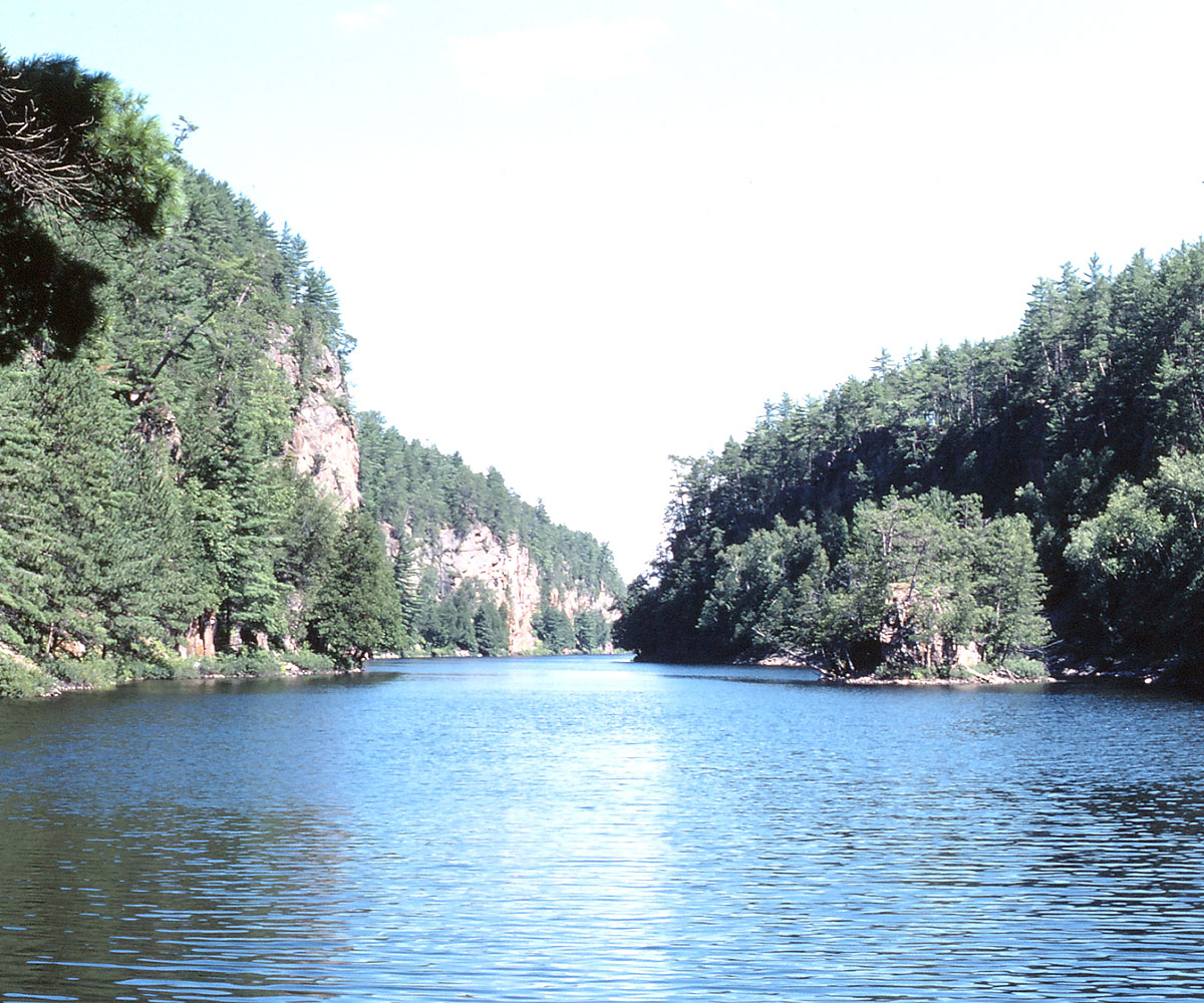 The Barron Canyon in Algonquin Park in 1979