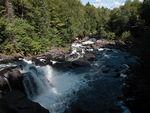 waterfall upstream of Cedar Lake on the Petawawa River in Algonquin Park