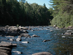 The bottom of Catfish Rapids on the Petawawa River in Algonquin Park