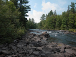 The bottom of Stacks Rapids on the Petawawa River in Algonquin Park