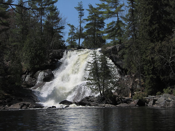 High Falls on Barron River in Algonquin Park