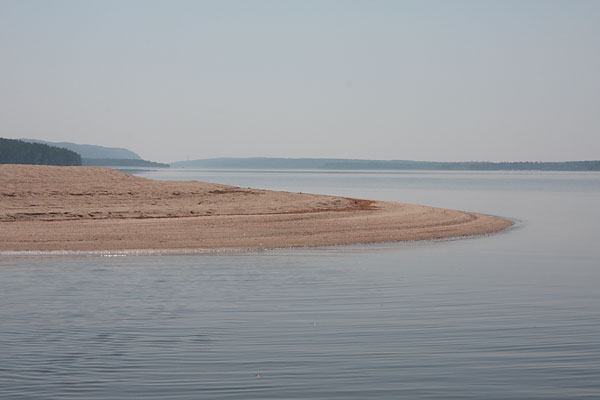 Quebec shore of Ottawa River near Point Alexander