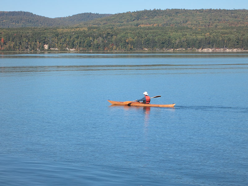 kayaker off Deep River