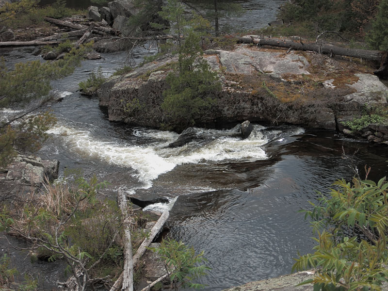 High Falls area of the Barron River in Algonquin Park