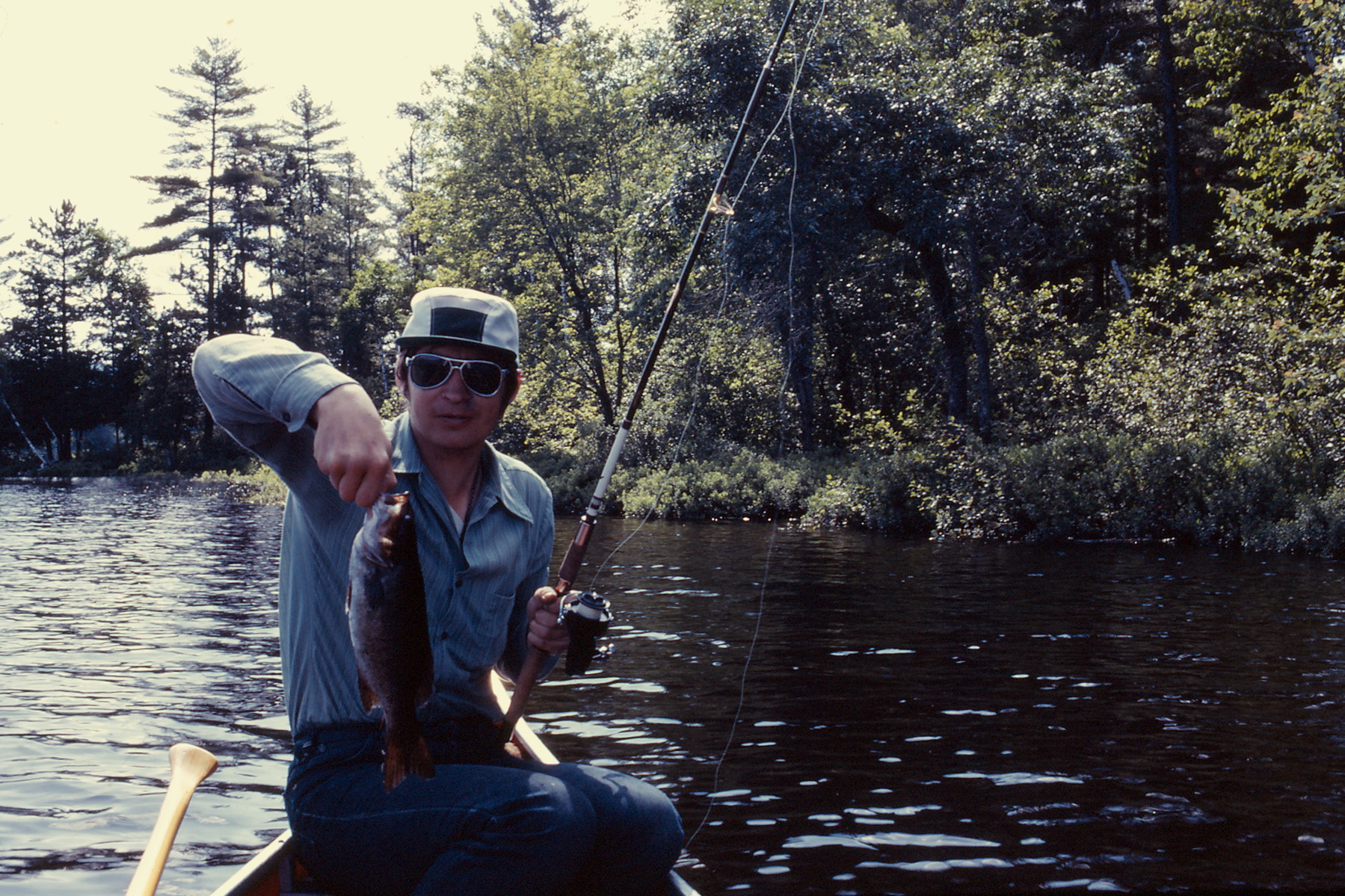 canoe trip Whitson Lake 1973 July 0106
