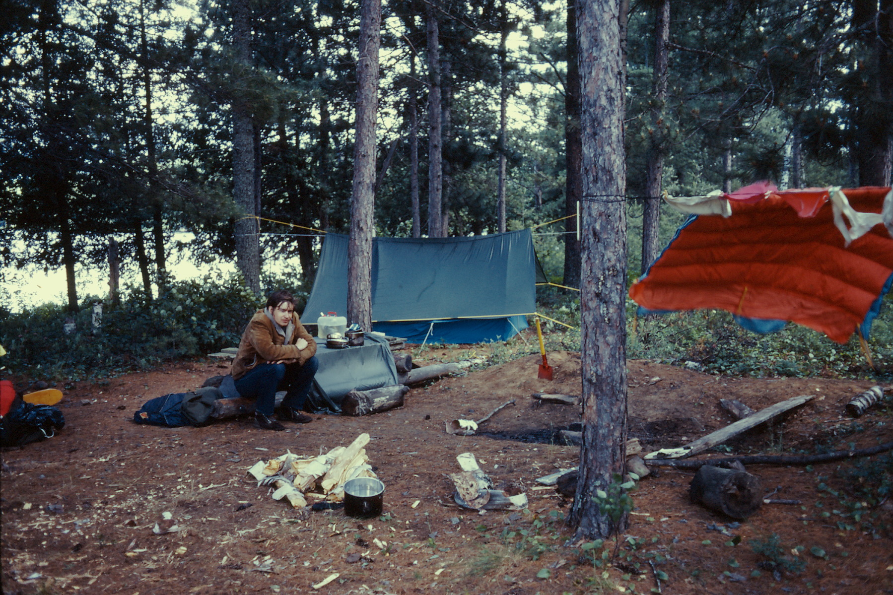 canoe trip Whitson Lake 1973 July 0106