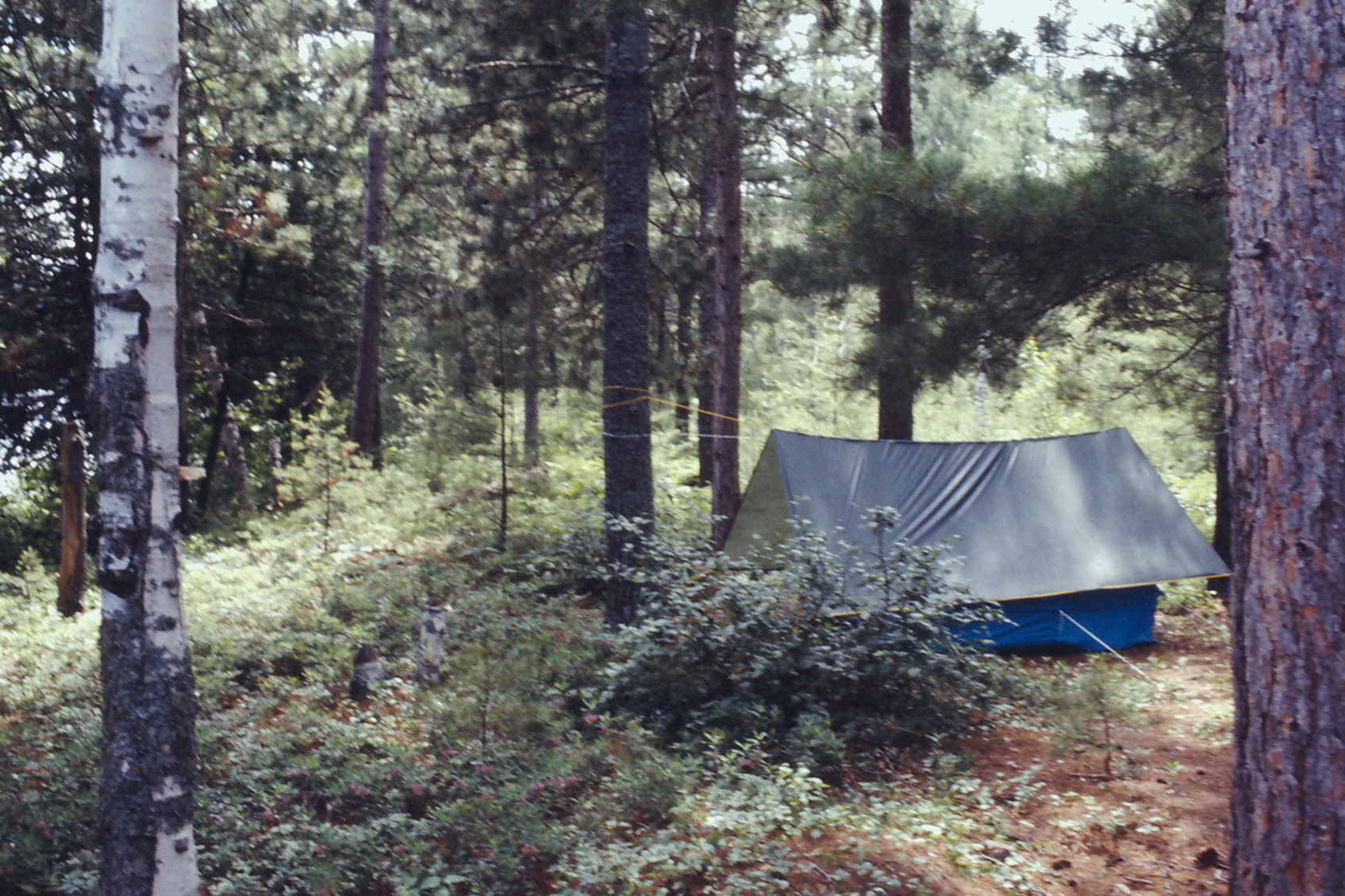 canoe trip Whitson Lake 1973 July 0106