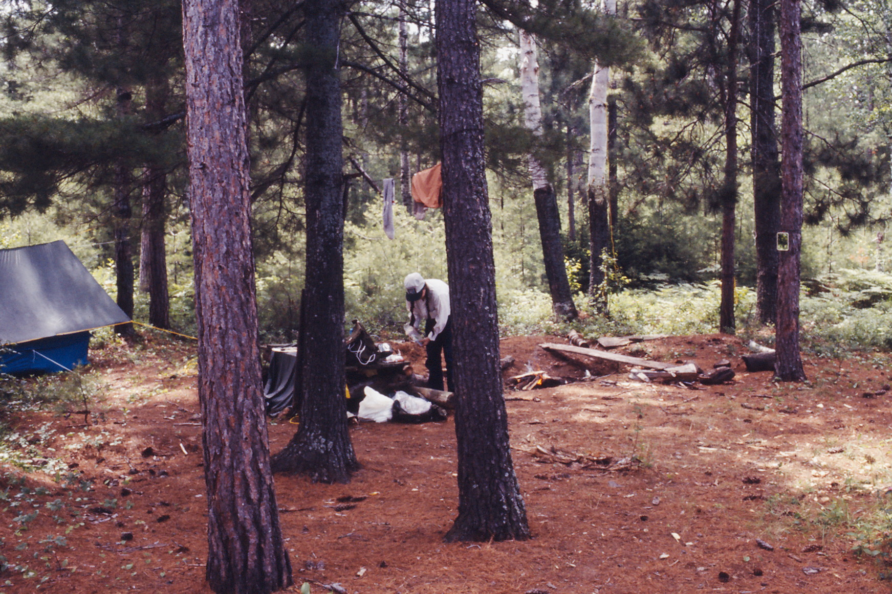canoe trip Whitson Lake 1973 July 0106