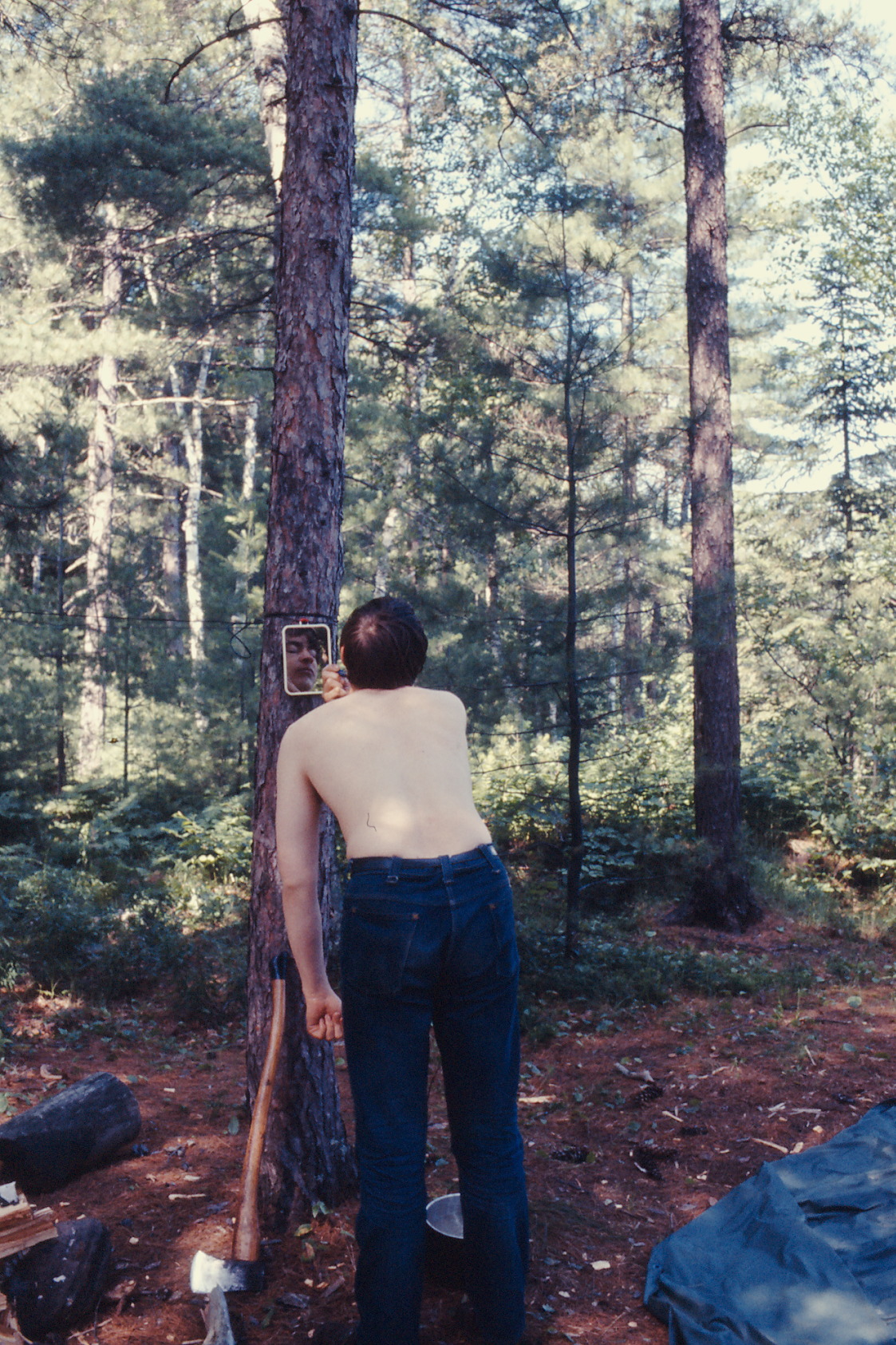 canoe trip Whitson Lake 1973 July 0106
