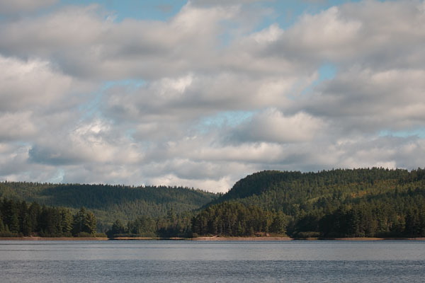 looking north on Lake Travers in Algonquin Park