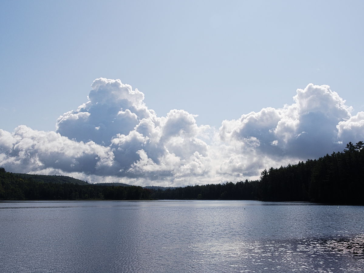 Clouds on Whitson Lake in Algonquin Park