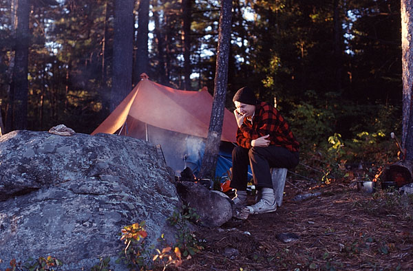threeman Taymor Hunter tent at Dt Francis Lake