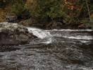 from a photo gallery illustrating visiting high falls and the water slide on the barron river in algonquin park the hard way  by canoe from high falls lake 2010 september 29