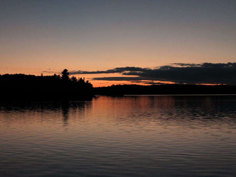 Burntroot Lake in Algonquin Park