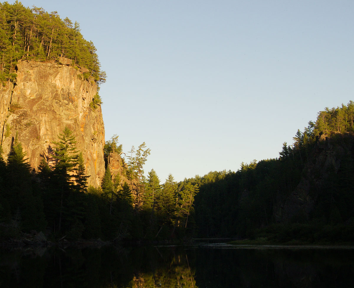 The Natch on the Petawawa River in Algonquin Park at sundown