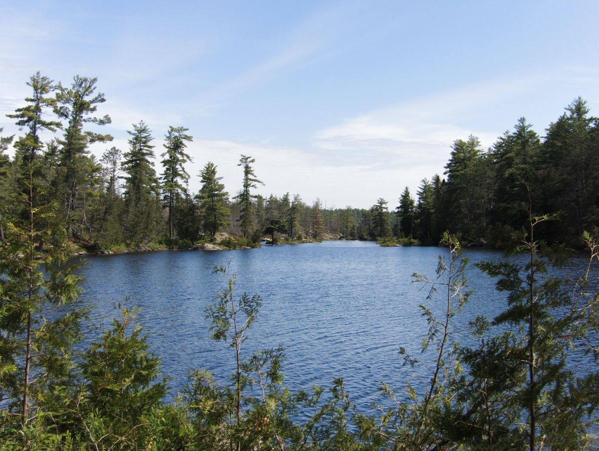 High Falls Lake in Algonquin Park