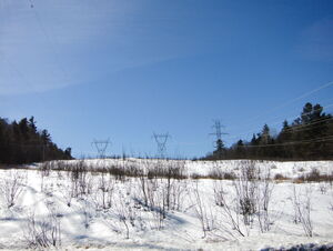 Early spring drive to Lake Travers in Algonquin Park