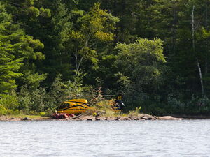  Extraction of Fire Rangers on Smith Lake in Algonquin Park APK027  20190904 