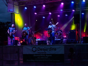 The Absolute Zeroes perform at Deep River Summerfest 2022