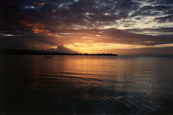 Sunset Montego Bay in Jamaica