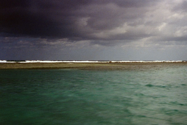 Surf line Montego Bay in Jamaica