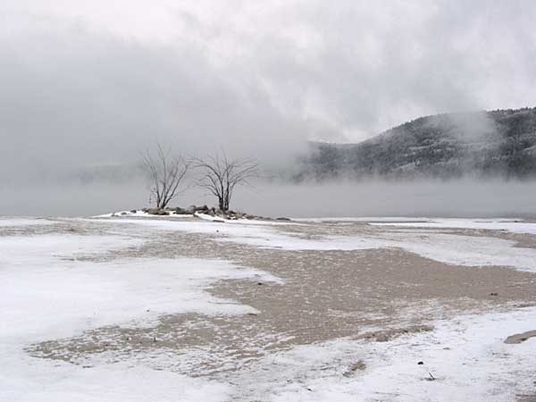 minus 20 and open water at Point Alexander