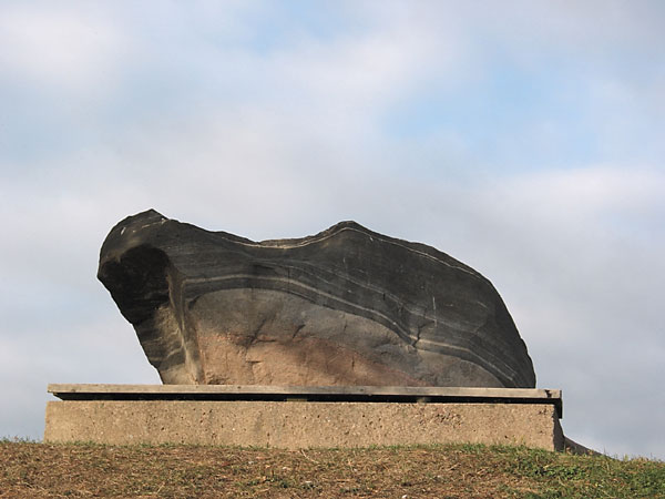 Centennial Rock on the Deep River Waterfront