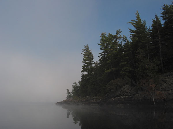 Quebec shore of Ottawa River near Point Alexander