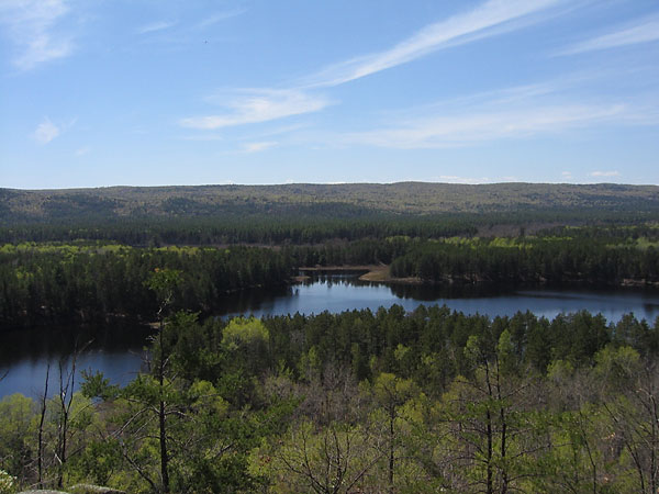 View from Egg Rock overlooking the Bonnechere River Valley on the southeastern boundary of Algonquin Park