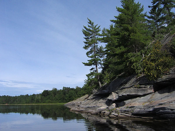 Upper Presquisle Bay on Ottawa River near Point Alexander