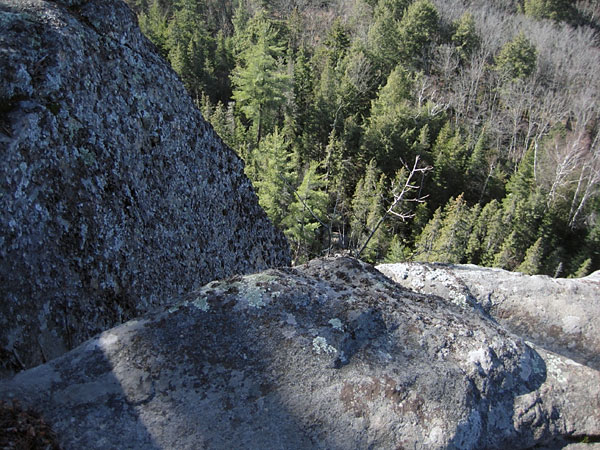 along the Booths Rock Trail in Algonquin Park