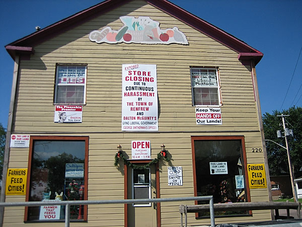 Rural Protest in Renfrew Ontario