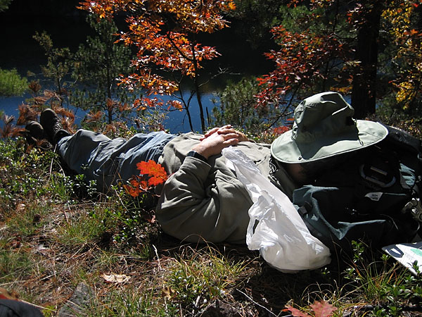 from the north rim of Eustache Lake in Algonquin Park