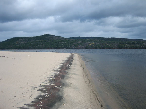 Burkes Beach on the Ottawa River at Point Alexander