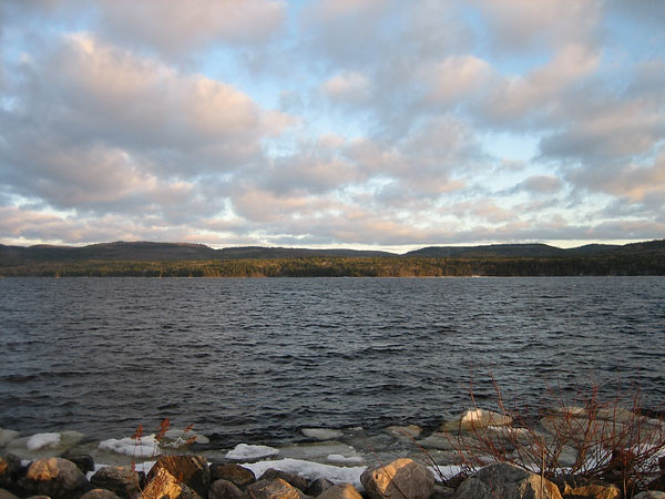 Open water on Ottawa River at Deep River