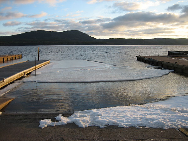 Mount Martin from the Deep River Pier