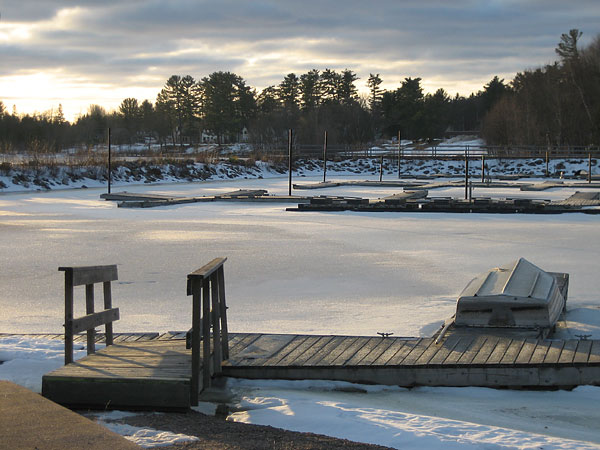 marina at the Deep River Pier