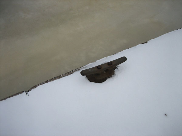 cleat on the Deep River Pier