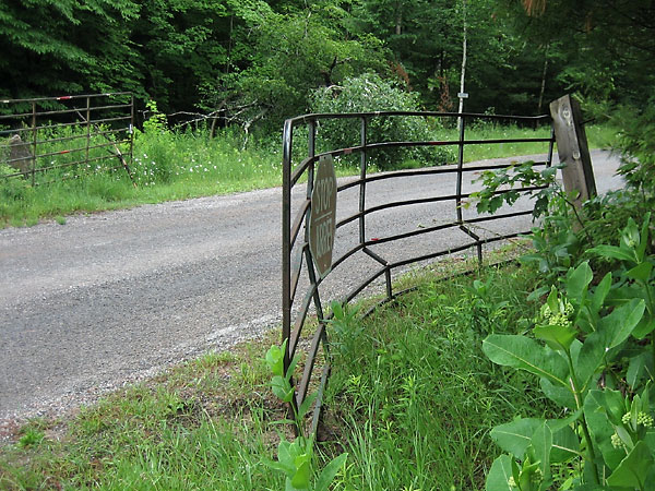 Gate at Petawawa Research Forest
