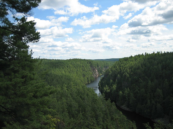 Barron Canyon in eastern Algonquin Park