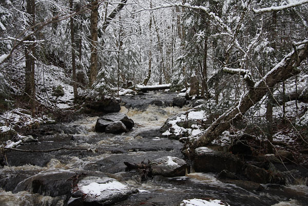 Kennedy Creek along the Silver Spoon Ski Trails in Deep River