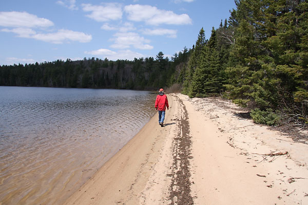 Gilmour Lake in the Brent Crater in Algonquin Park