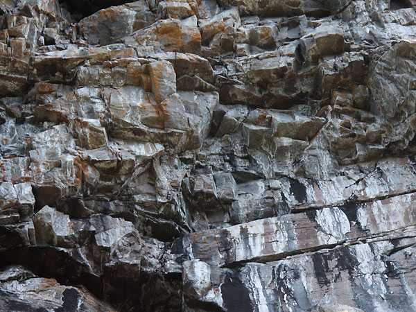 Rock Faces in the Barron Canyon in Algonquin Park