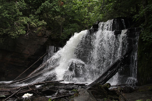 Falls on the Barron River between St Andrews Lake and High Falls Lake in Algonquin Park