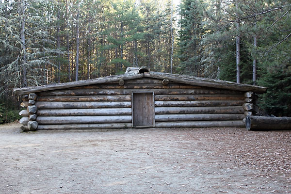 Camboose Shanty at the Logging Museum in Algonquin Park