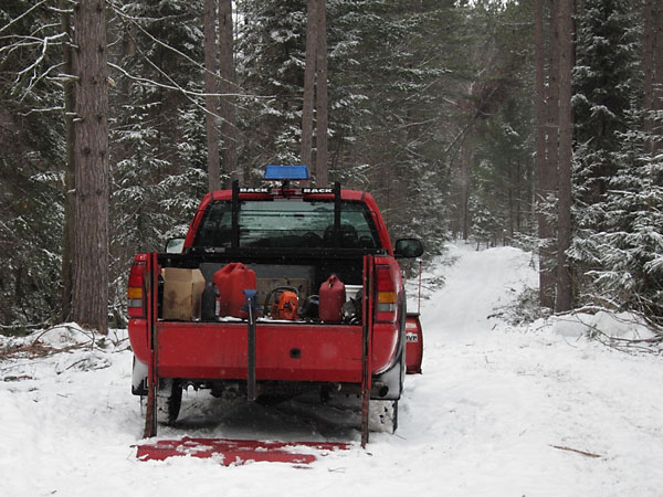 Loggers Truck in the Petawawa Research Forest