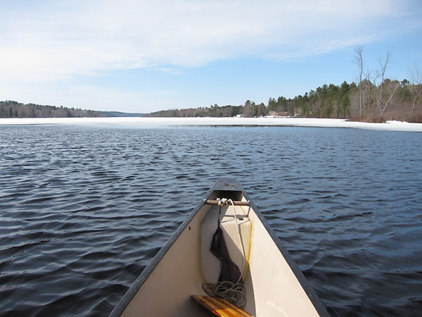 ice on Corry Lake at Chalk River