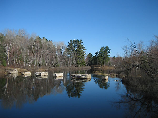 Little Bonnechere River at Turners Camp along the Basin Depot Road