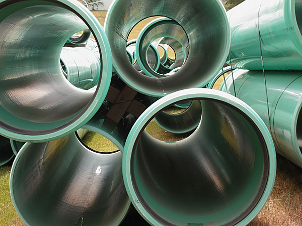 Sewer and water pipe replacement in Deep River