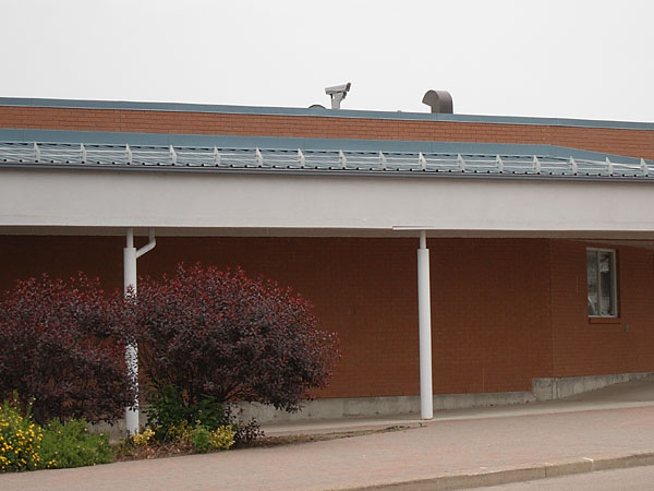 surveillance camera in downtown Deep River